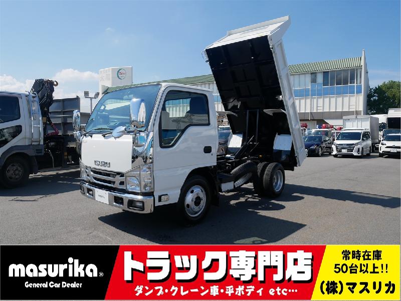 いすゞ　エルフ　3ｔ　高床ダンプ/令和 3 年 1 月式/走行 34000 ｋｍ/検査：令和 8 年 2 月迄/