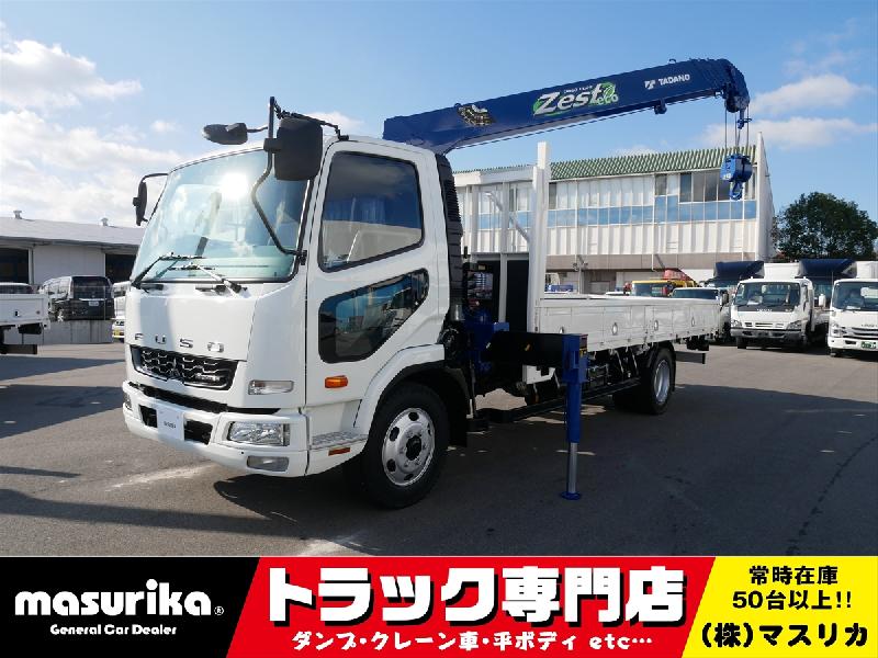 三菱　ファイター 2.45t　4段クレーン/平成24年　７月式/走行6万㎞/検査：令和8年2月20日迄/