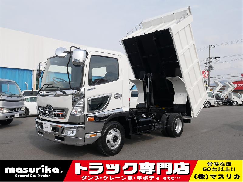 日野　レンジャー　深ダンプ/平成27年　10月式/走行4.5万㎞/検査：令和8年12月10日/