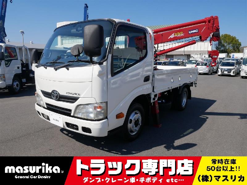 日野　デュトロ/4段　簡易クレーン/平成25年2月式/検査受渡/